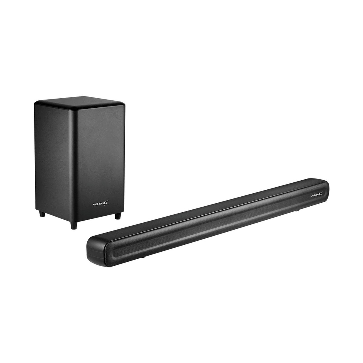 VolkanoX Supersonic Series 2.1 200w Soundbar System with Wireless Subwoofer - Black
