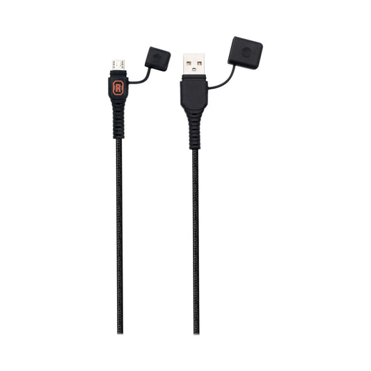 Rugged by Volkano Waterproof and Dustproof USB to Micro-USB Cable - 1.2m
