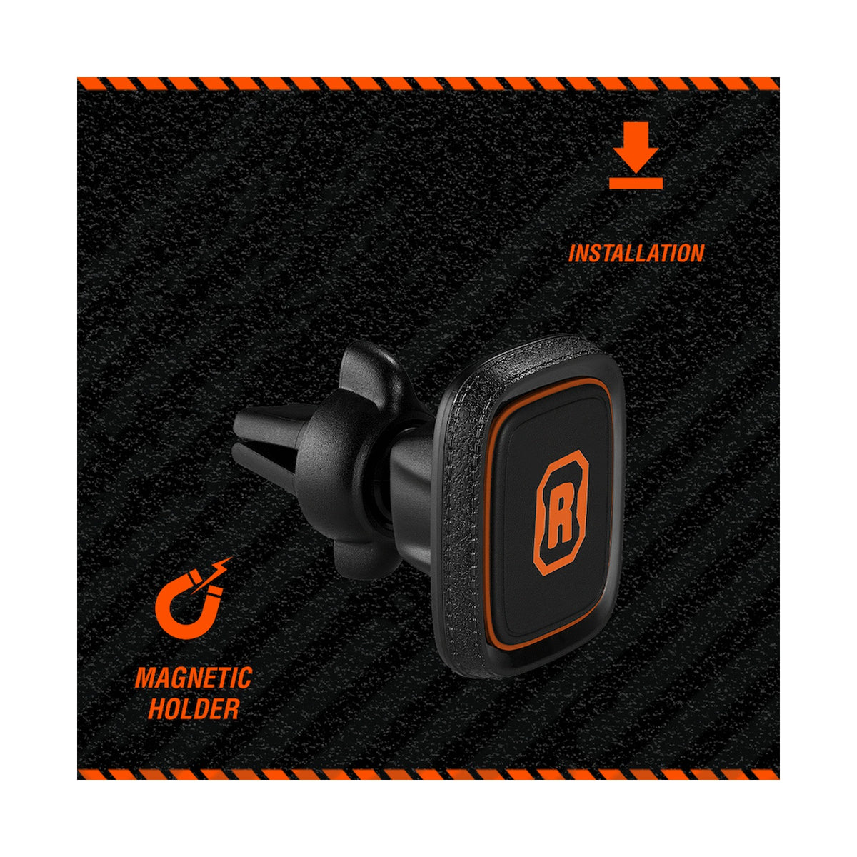 Rugged by Volkano Magnetic Car Air Vent Phone Holder
