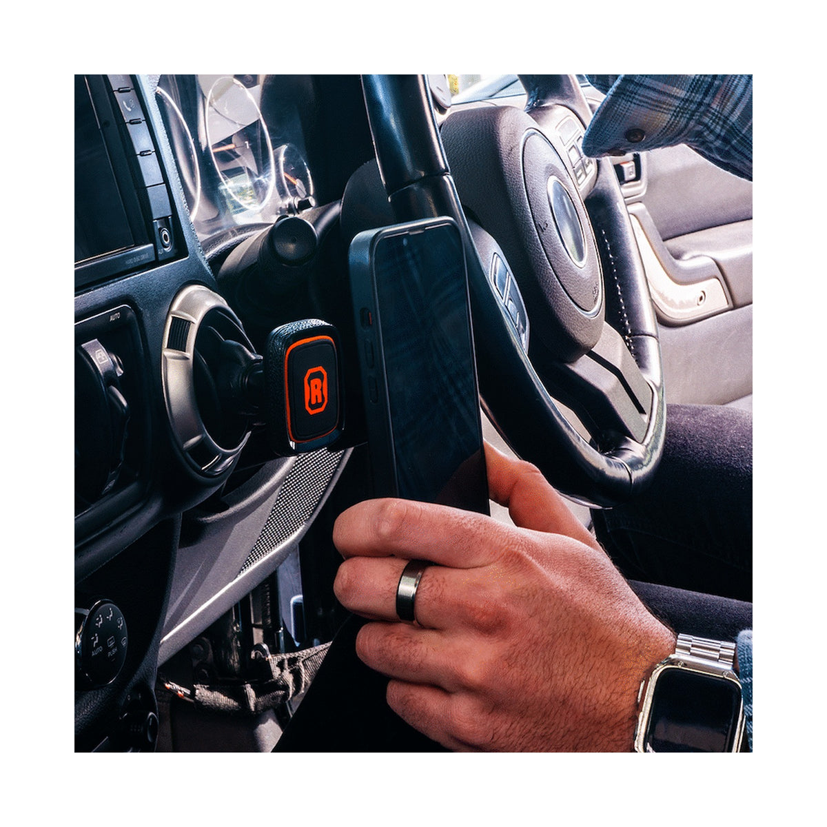 Rugged by Volkano Magnetic Car Air Vent Phone Holder