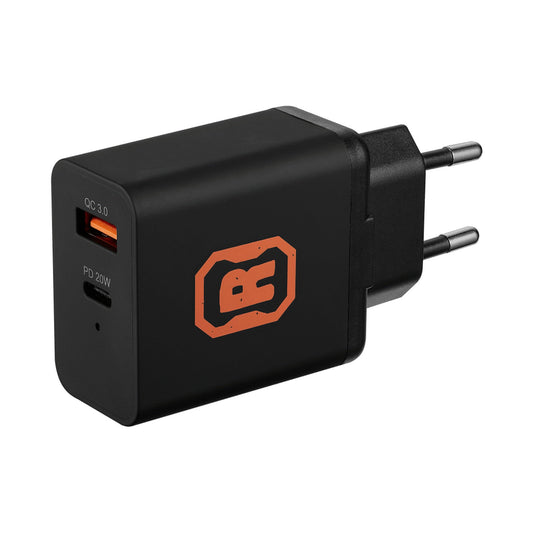 Rugged by Volkano Dual USB Wall Charger with QC3.0 and PD