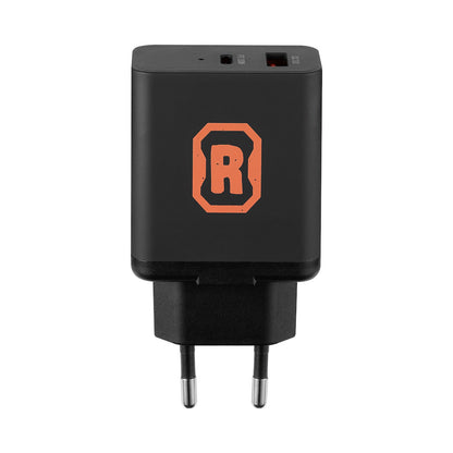 Rugged by Volkano Dual USB Wall Charger with QC3.0 and PD