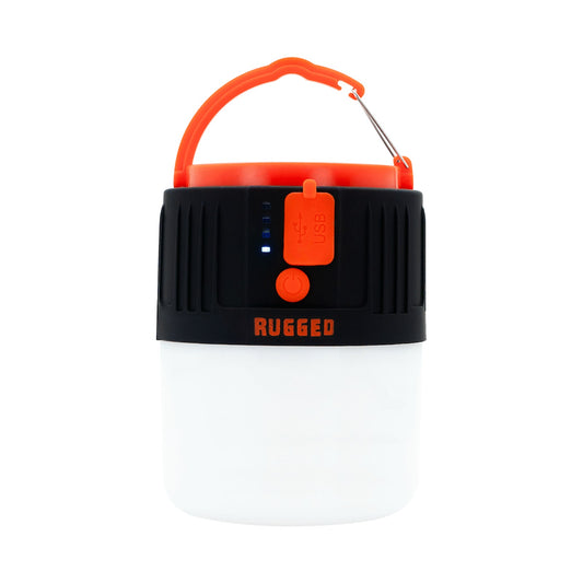 Rugged by Volkano 500lm Rechargeable Solar LED Lantern with Power Bank