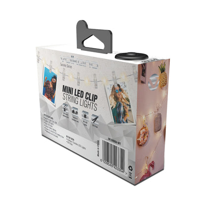 Volkano Twinkle Series Clear Photo Clips with LED Lights