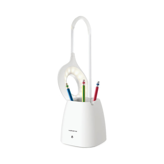 Volkano Radiant Series LED Table Lamp - White