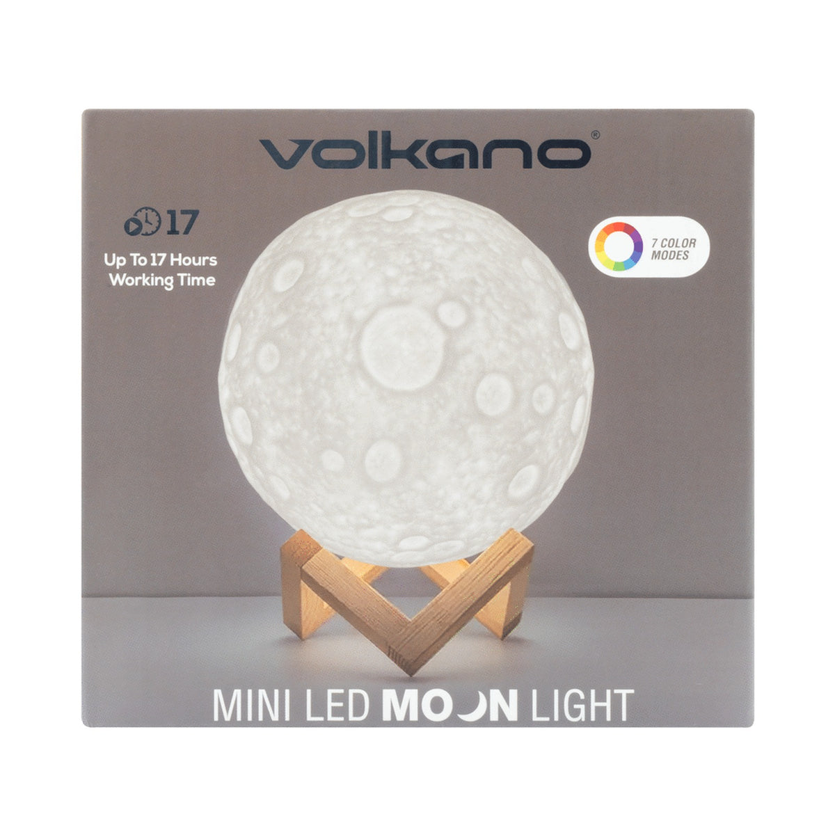 Volkano Galactic Mini Moon LED Mood Light - Battery Operated