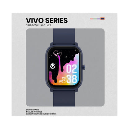 Volkano Vivo Series Kids Smart Watch - Dark Blue