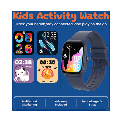Volkano Vivo Series Kids Smart Watch - Dark Blue
