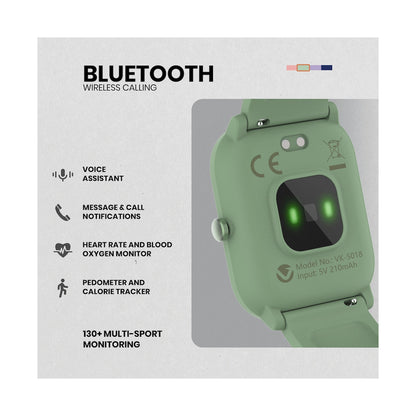 Volkano Vivo Series Kids Smart Watch - Sage Green