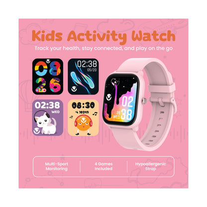 Volkano Vivo Series Kids Smart Watch - Pastel Pink