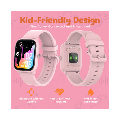 Volkano Vivo Series Kids Smart Watch - Pastel Pink