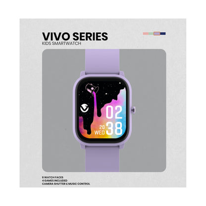 Volkano Vivo Series Kids Smart Watch - Lilac Purple
