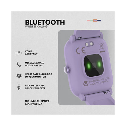 Volkano Vivo Series Kids Smart Watch - Lilac Purple