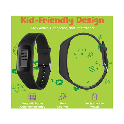 Volkano Step Up Series Activity Watch - Black