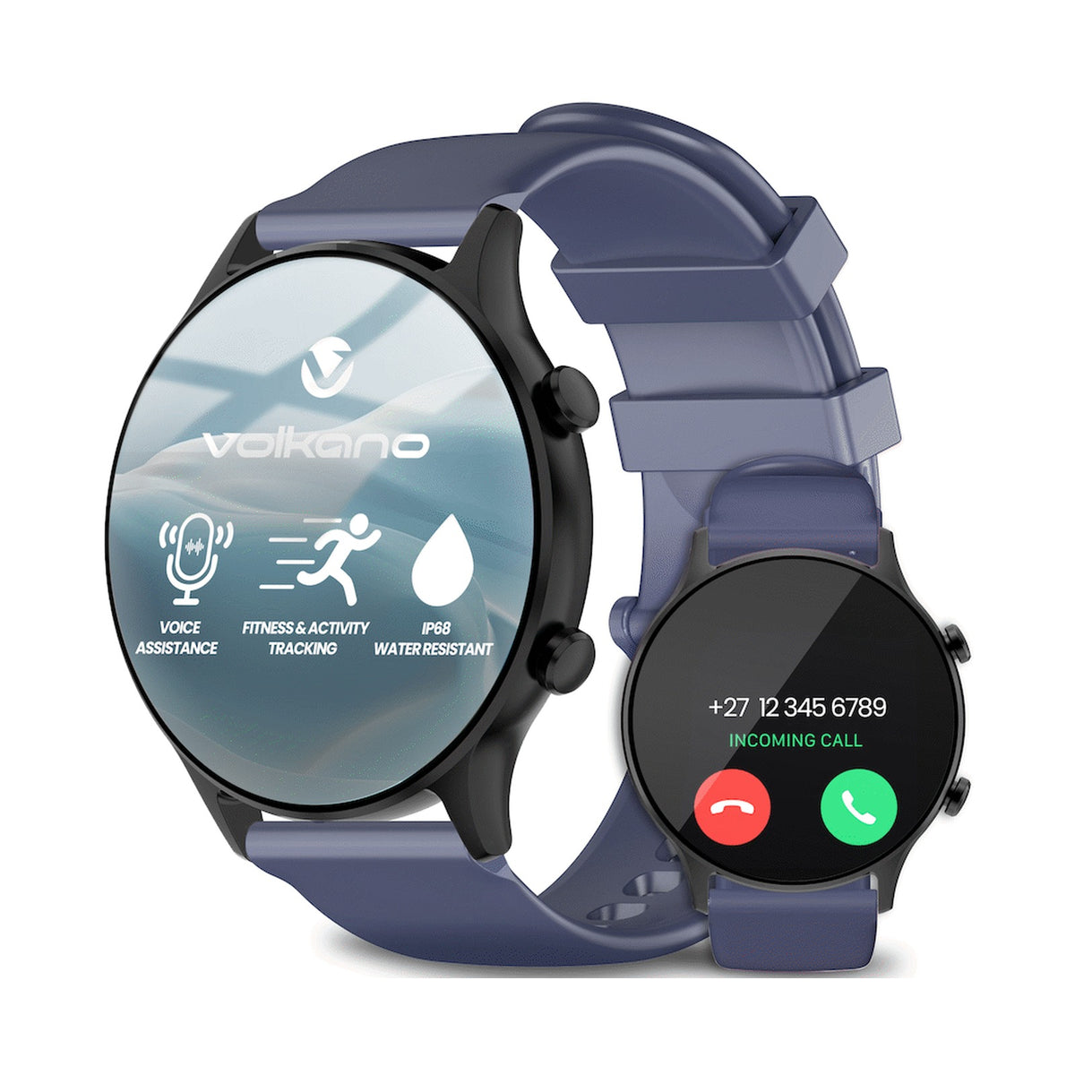 Volkano Halo Series Smartwatch - Denim Blue