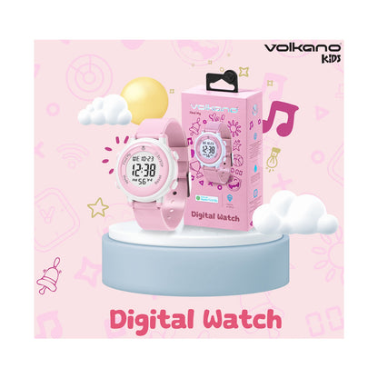 Volkano Kids Digital Watch with Apple Find My - 3ATM Waterproof (Anti-Lost) - Pink