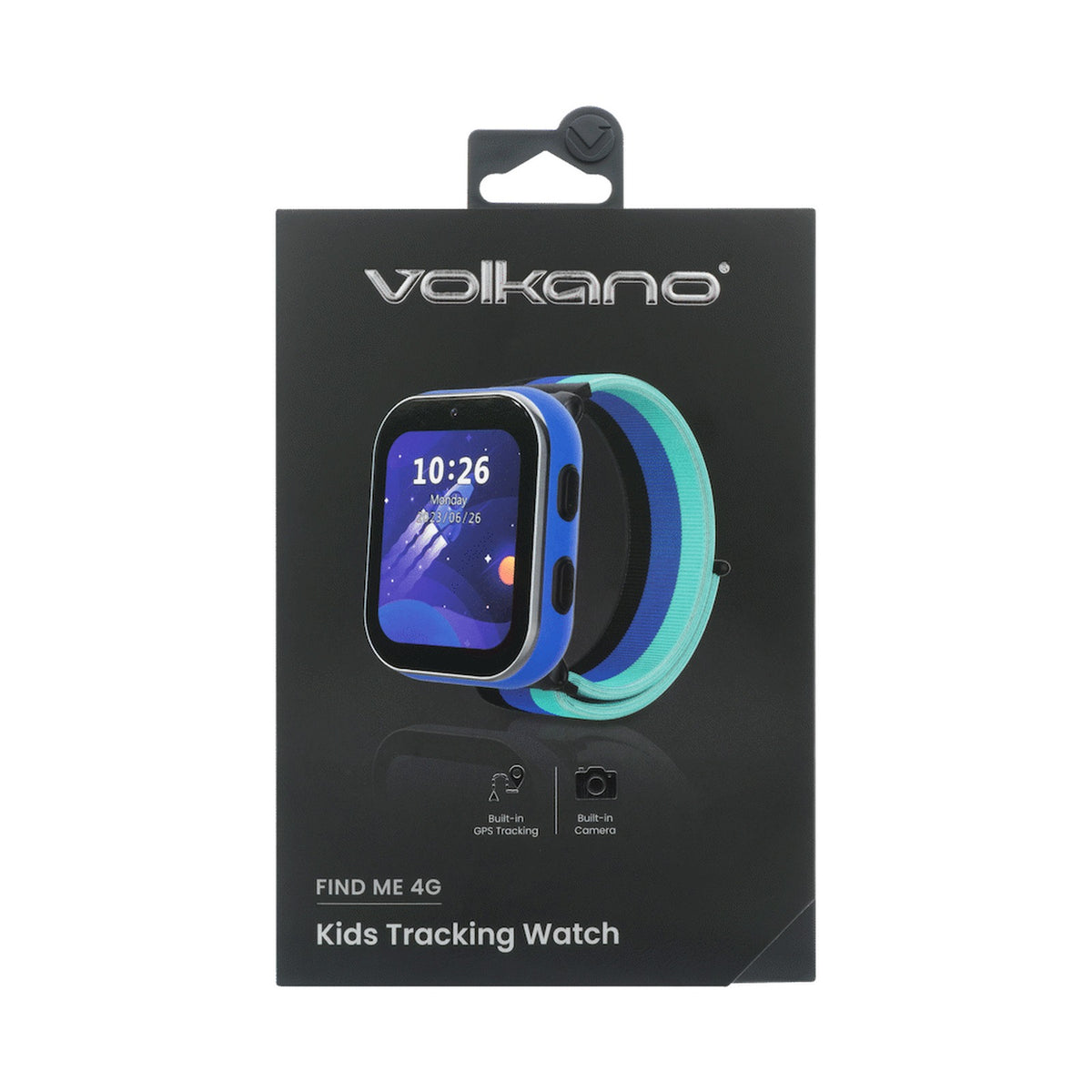 Volkano Find Me 4G Series GPS Tracking Watch with Camera - Unisex