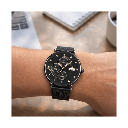 Volkano Valencia Series Ladies Smart Watch - Black