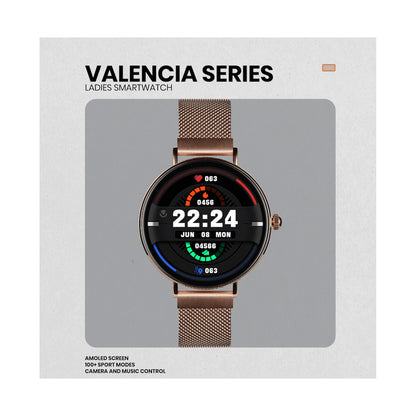 Volkano Valencia Series Ladies Smart Watch - Rose Gold