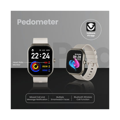 Volkano Spirit Series Smart Watch - Starlight Silver