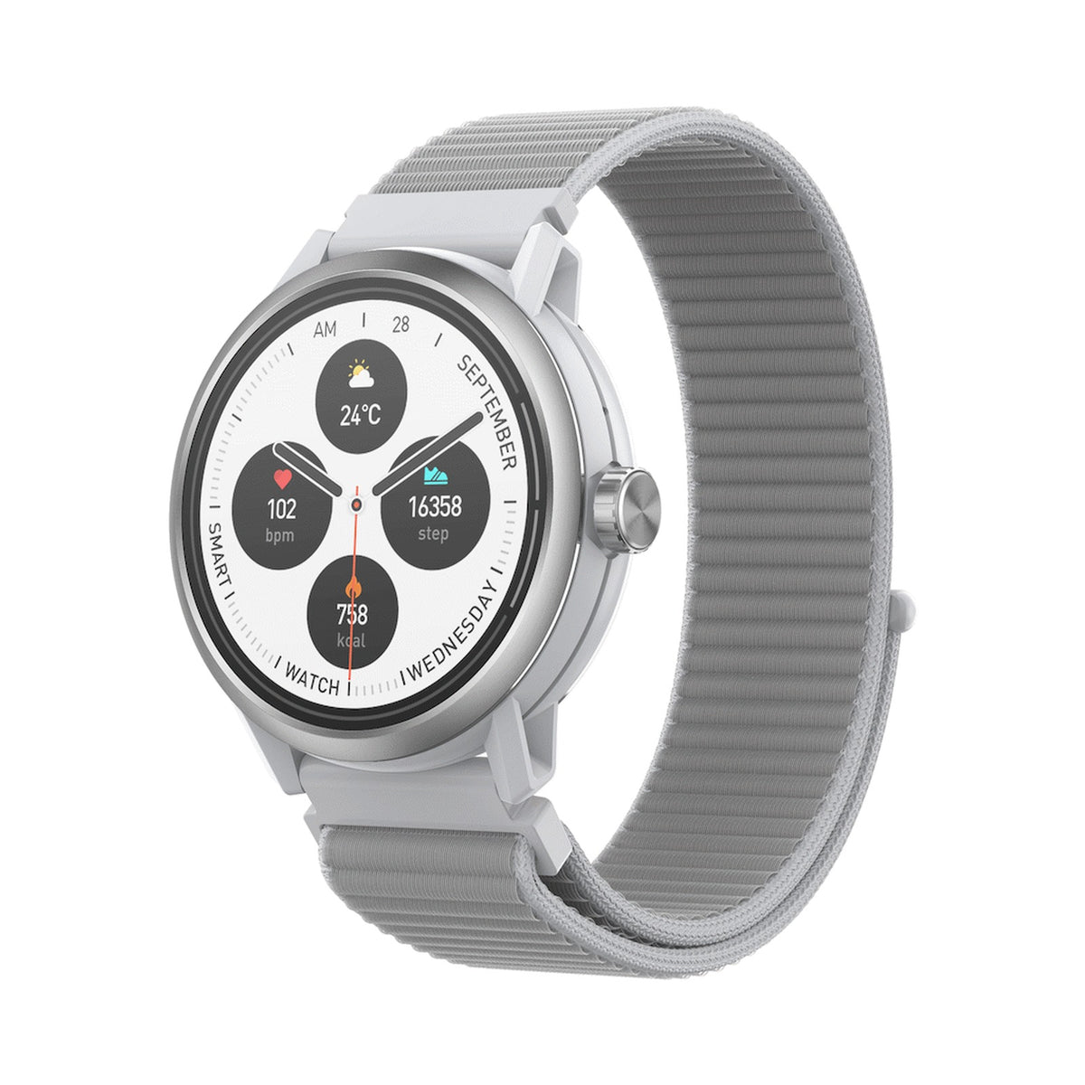 Volkano Tide Series Waterproof Smart Watch - Silver