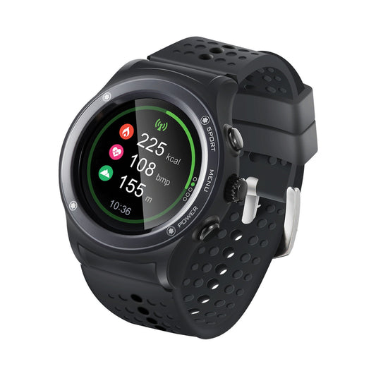 Volkano Active Tech Alpha Plus Series Multisport GPS Round Shape Smart Watch - IP68, Extra Strap