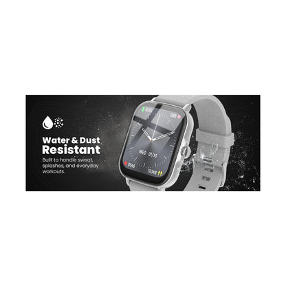 Volkano Active Tech Serene series Watch with heart rate monitor - Silver