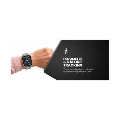 Volkano Active Tech Serene series Watch with heart rate monitor - Silver