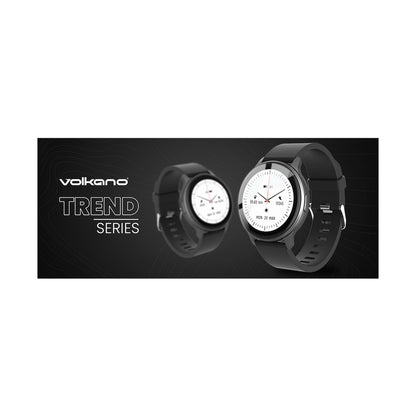 Volkano Active Tech Trend series Watch with heart rate monitor - Black