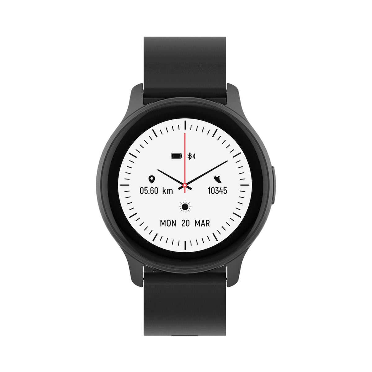 Volkano Active Tech Trend series Watch with heart rate monitor - Black