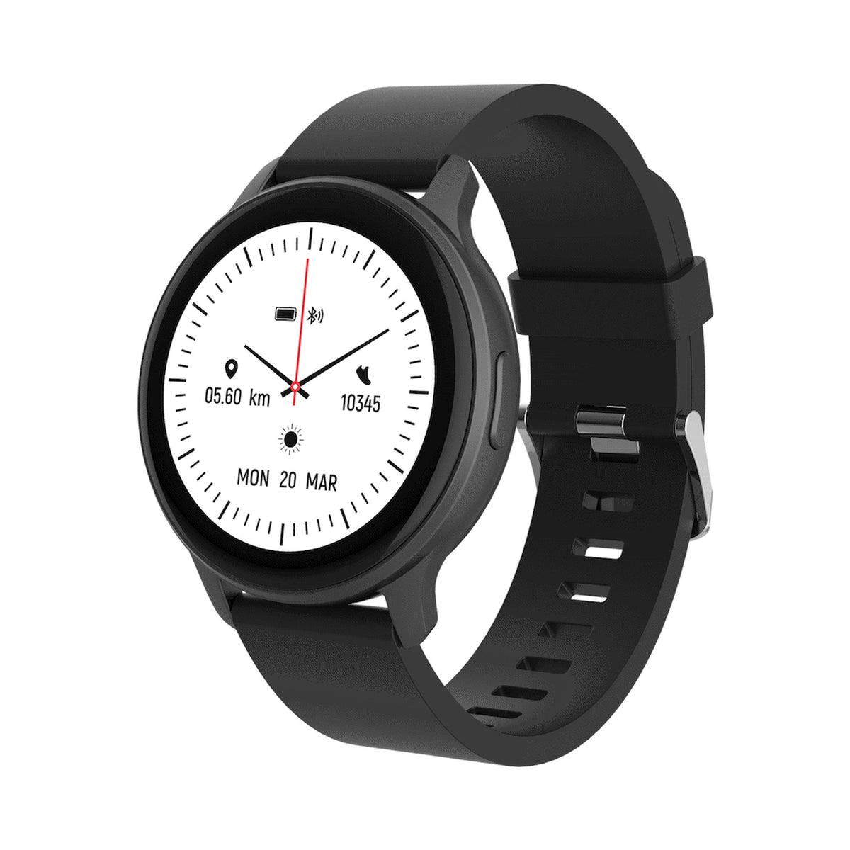 Volkano Active Tech Trend series Watch with heart rate monitor - Black