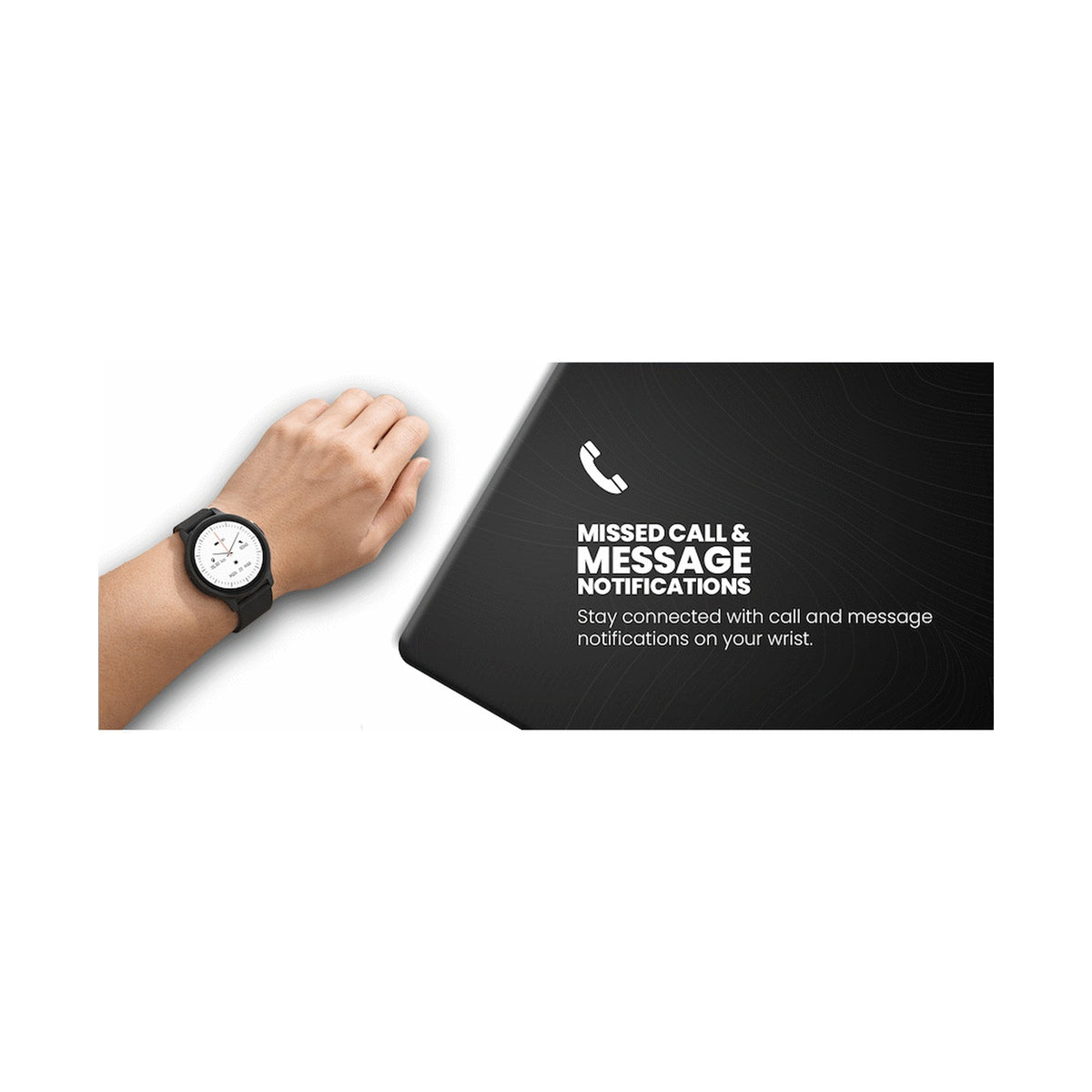 Volkano Active Tech Trend series Watch with heart rate monitor - Black