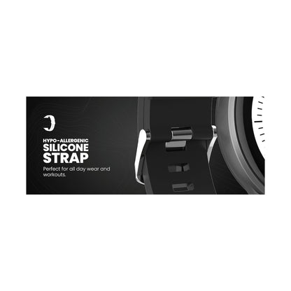 Volkano Active Tech Trend series Watch with heart rate monitor - Black