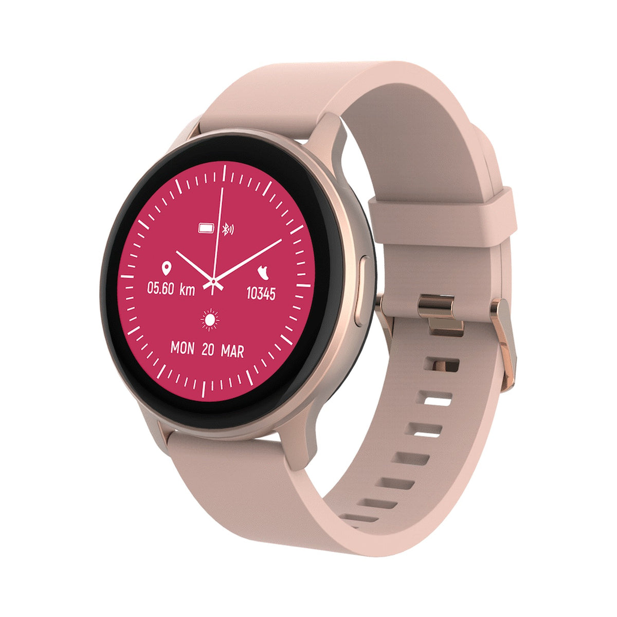 Volkano Active Tech Trend series Watch with heart rate monitor - Gold
