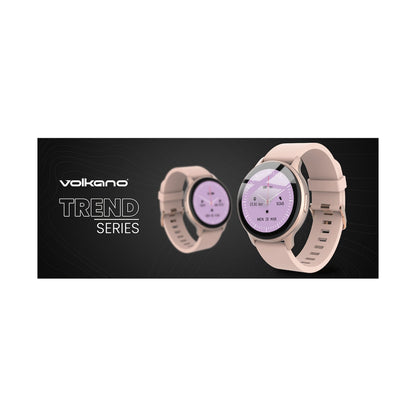 Volkano Active Tech Trend series Watch with heart rate monitor - Gold