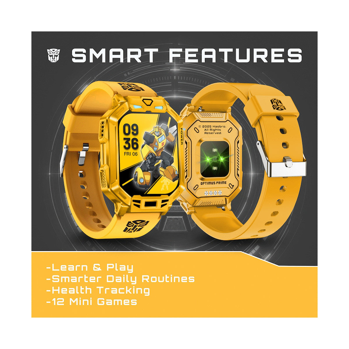 Transformers Series Kids Watches - Bumble Bee