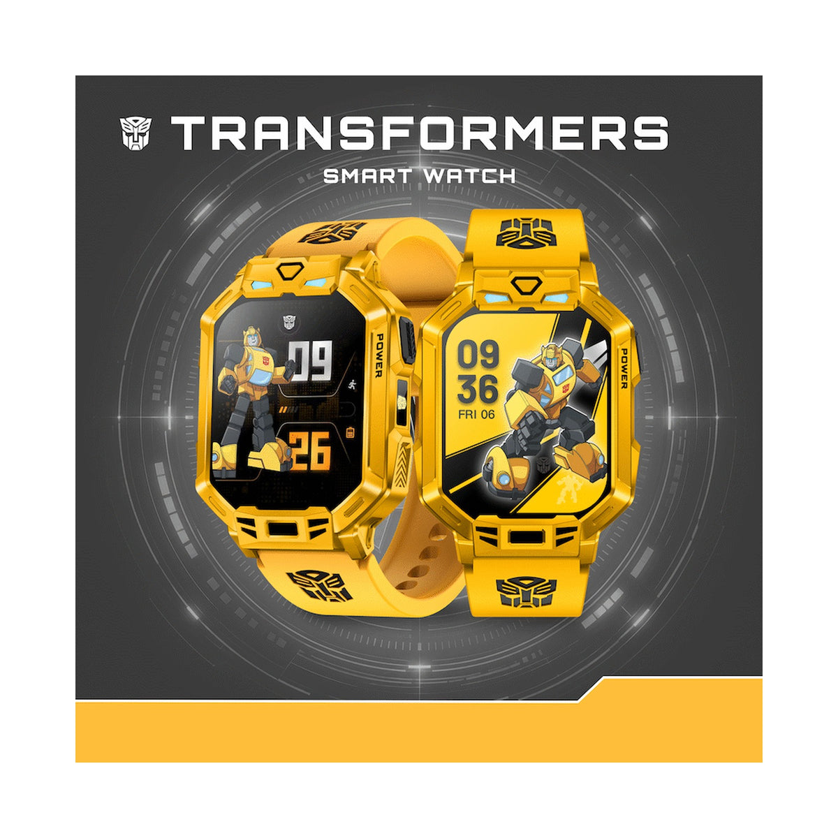 Transformers Series Kids Watches - Bumble Bee