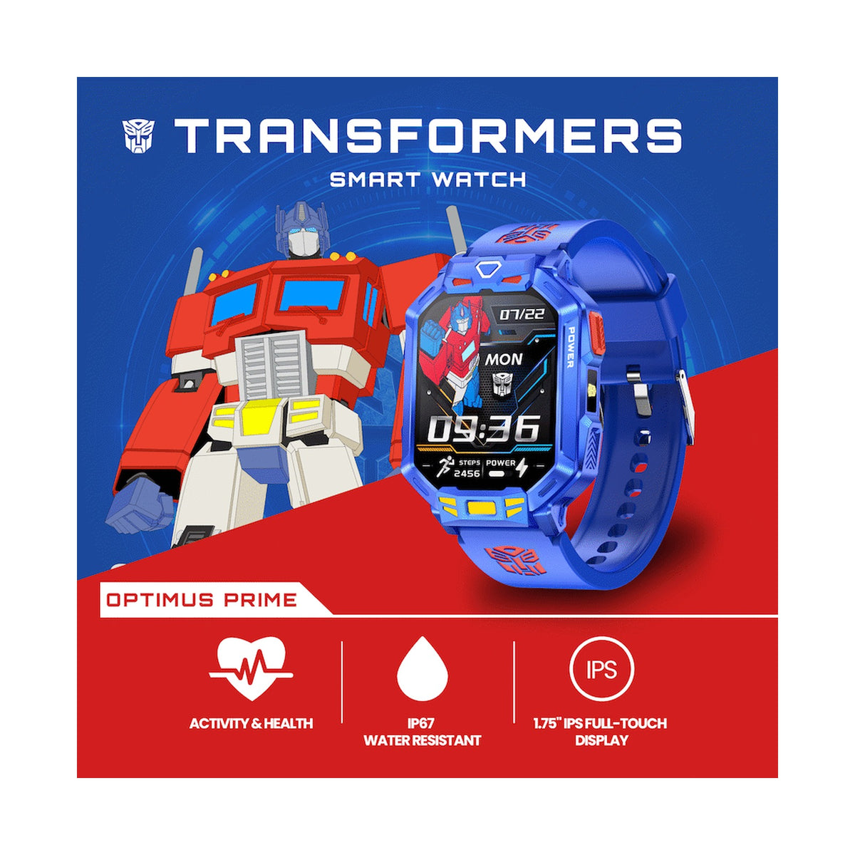 Transformers Series Kids Watches - Optomus Prime