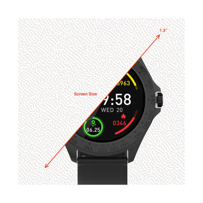 Volkano Vogue Series Fashion Smart Watch - Black