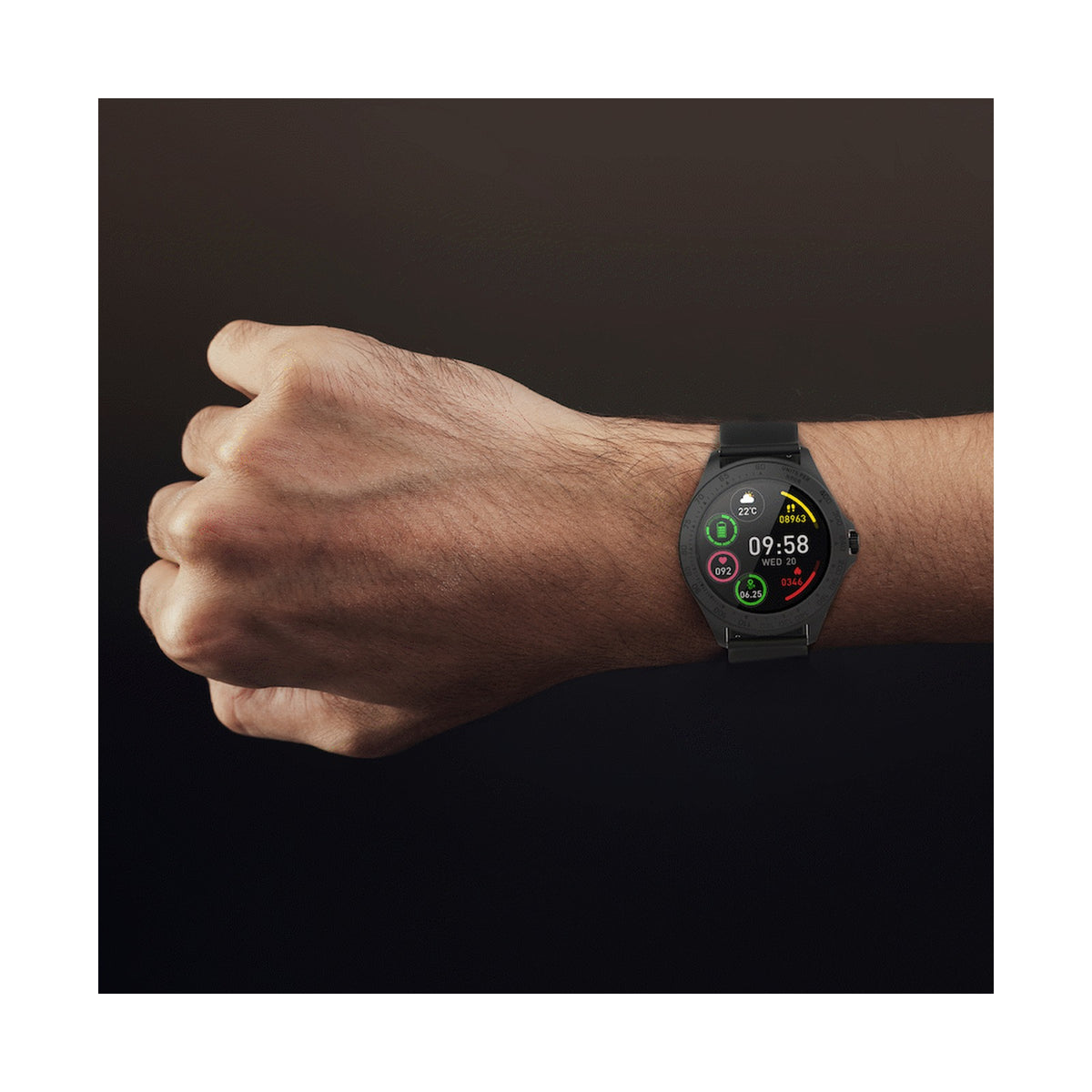 Volkano Vogue Series Fashion Smart Watch - Black
