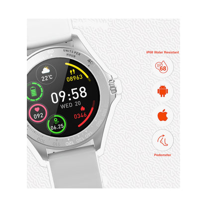 Volkano Vogue Series Fashion Smart Watch - White
