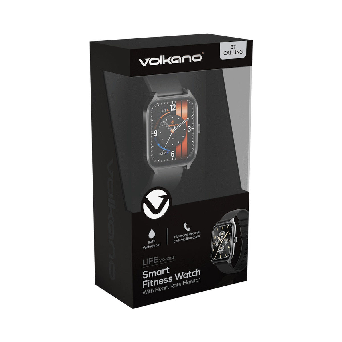 Volkano Life Series Smart Watches - Black