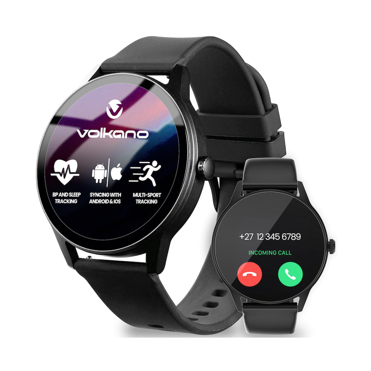 Volkano Soul Series Smart Watch - Black