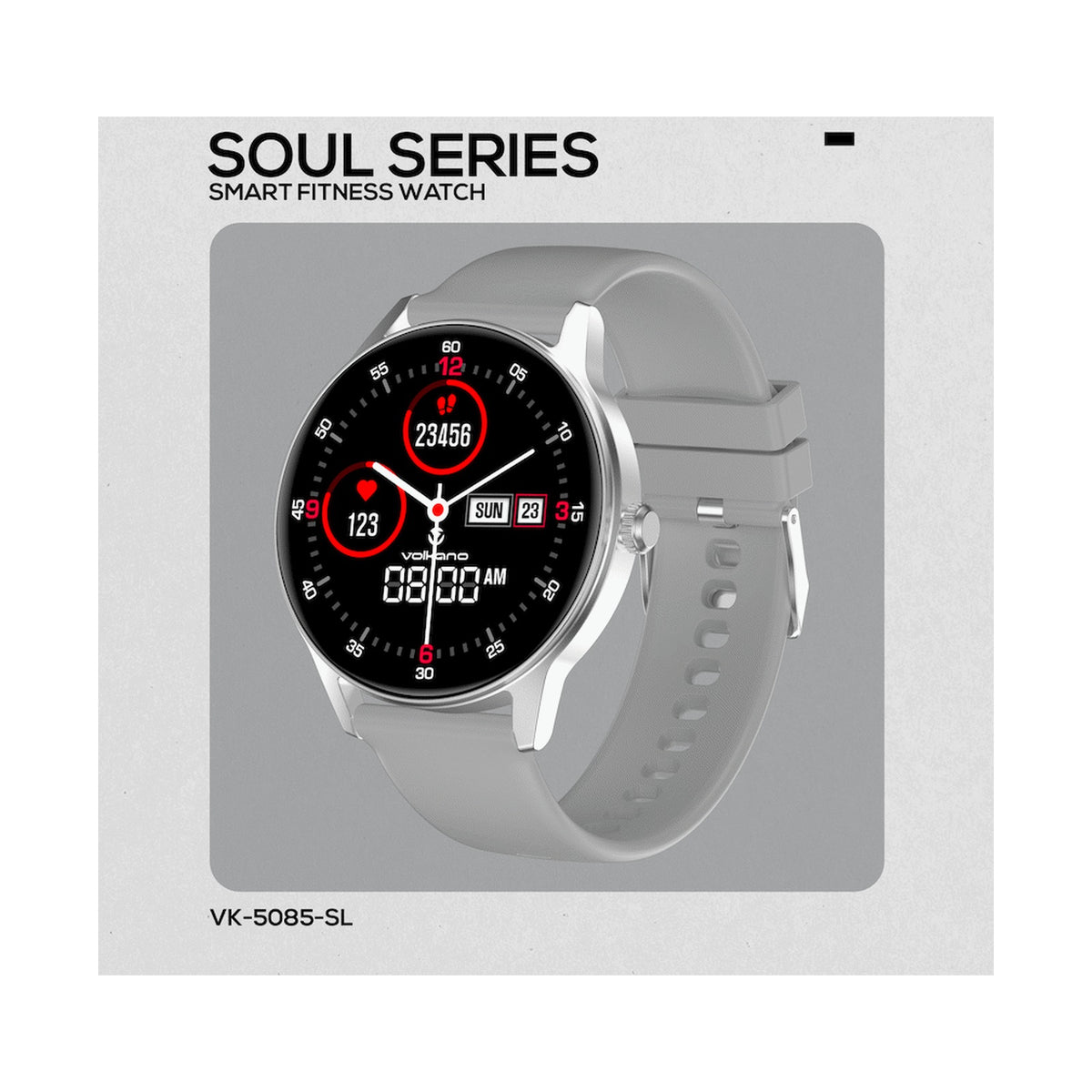 Volkano Soul Series Smart Watch - Silver