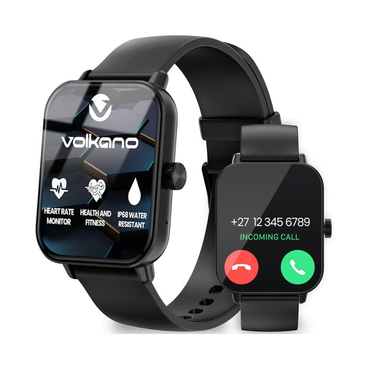 Volkano Chroma Series Smartwatch with Black Strap