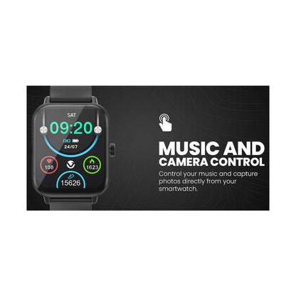 Volkano Chroma Series Smartwatch with Black Strap