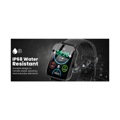 Volkano Chroma Series Smartwatch with Black Strap