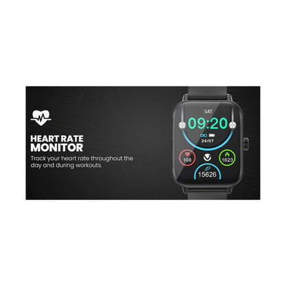 Volkano Chroma Series Smartwatch with Black Strap