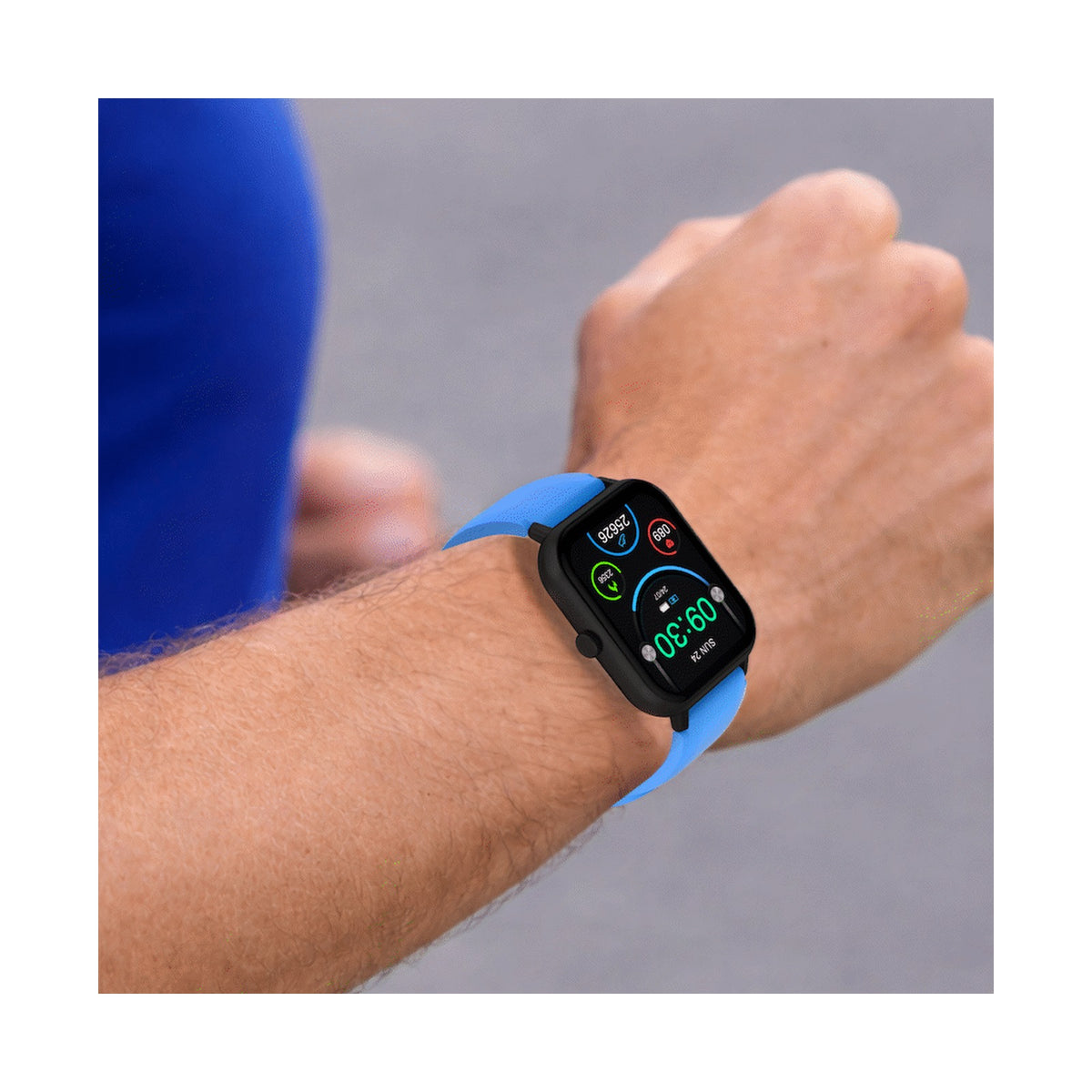 Volkano Chroma Series Smartwatch with Blue Strap