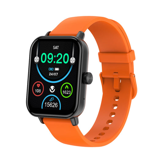 Volkano Chroma Series Smartwatch with Orange Strap